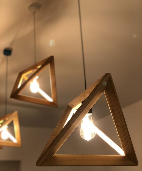 Add drama with an eye-catching pendant light